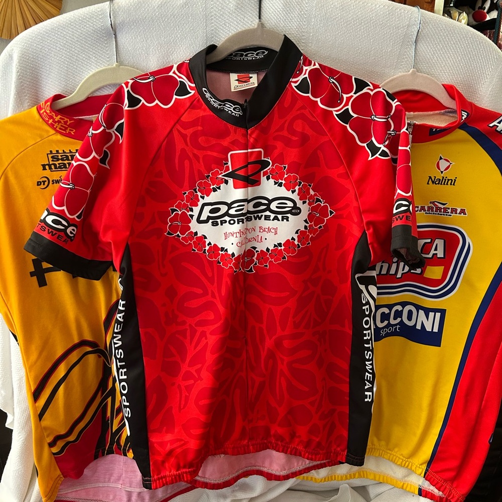 Lot of 3 men’s Cycling Jerseys